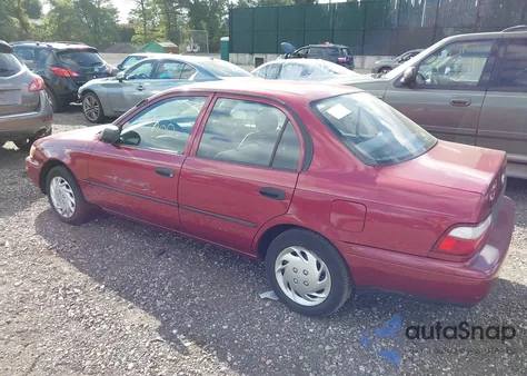 1997 Toyota Corolla Std из США, поврежденный, VIN 2T1BA02E5VC216356